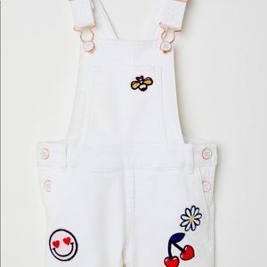 Twill Overall Shorts